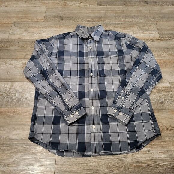 Banana Republic 100% Cotton Regular Fit  Button Up Dress Shirt Men's Size Large - Picture 1 of 7